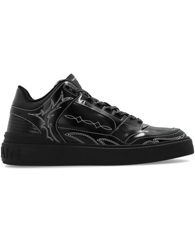 Balmain 'b-court Mid' Sneakers, - Black