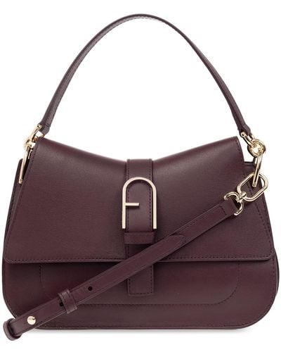 Furla 'flow Medium' Shoulder Bag - Purple