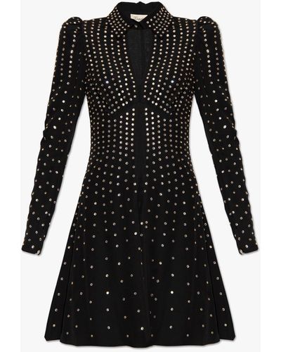 Temperley London 'dallas' Dress With Crystals - Black