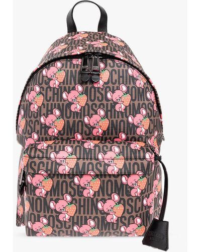 Moschino Patterned Backpack - Multicolour