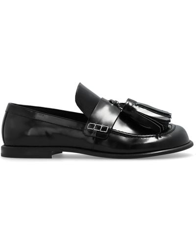JW Anderson Leather 'Loafers' Shoes - Black