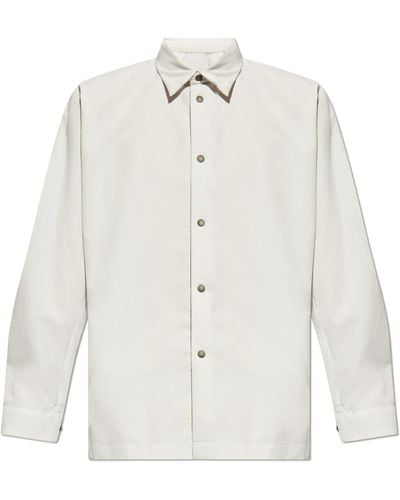 Homme Plissé Issey Miyake Long-Sleeve Shirt - White