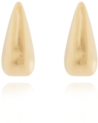 Alexander McQueen Brass Earrings 'Thorn' - Natural