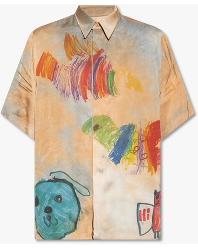 Off-White c/o Virgil Abloh Off- Short-Sleeved Shirt - Multicolour