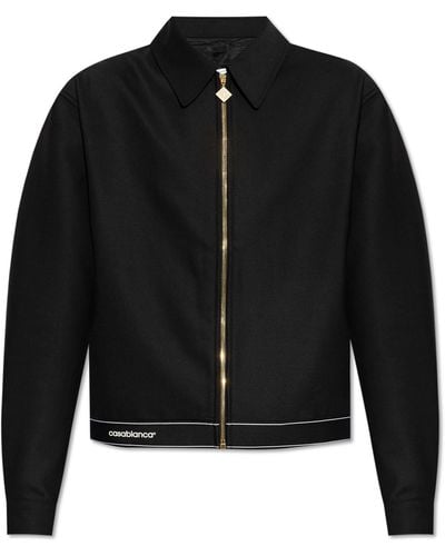 Casablanca Jacket With Pockets - Black