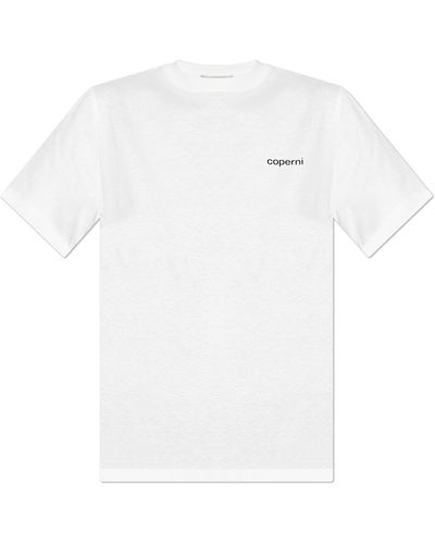 Coperni T-shirt With Logo, - White