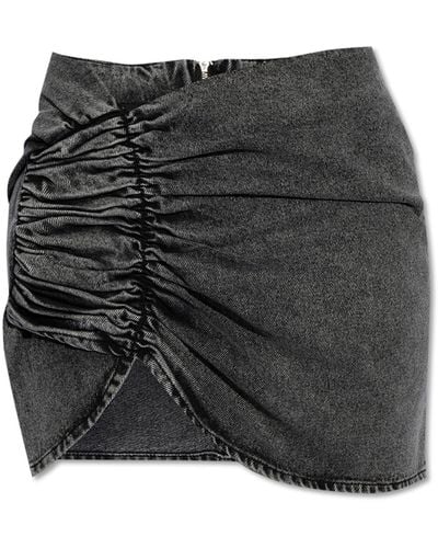 The Mannei Denim Skirt 'Wishaw' - Black