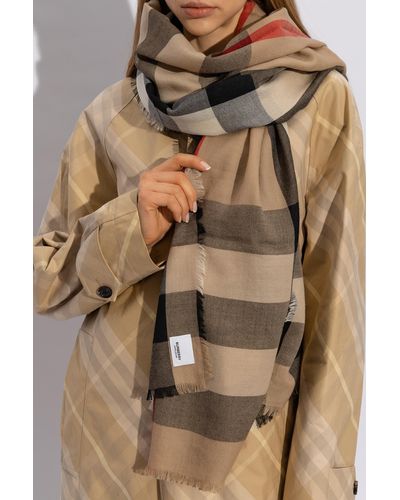 Burberry Cashmere Scarf - Brown