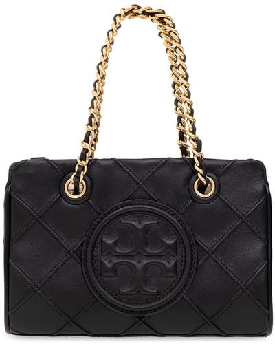 Tory Burch Quilted Leather Fleming Soft Small Tote (SHF-23470) – LuxeDH