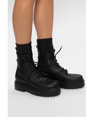 Le Silla ‘Ranger’ Platform Ankle Boots - Black