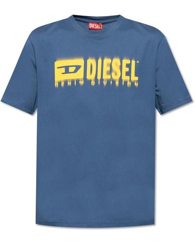 DIESEL T-Shirt `T-Adjust-Q7` - Blue