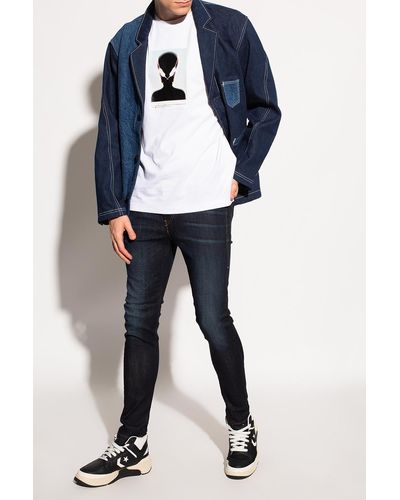 DIESEL 'd-amny' Jeans With Logo - Blue