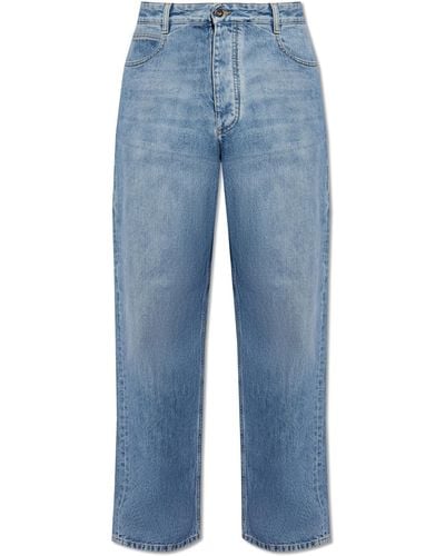Bottega Veneta Wide Leg Jeans, - Blue