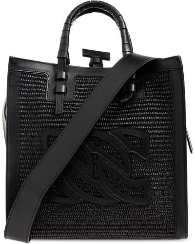 Casadei Beauriva Shopper Bag - Black