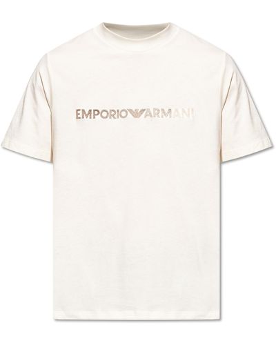 Emporio Armani Cotton T-Shirt - White