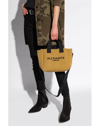 AllSaints 'izzy' Shopper Bag, - Natural