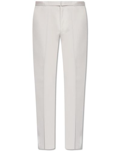 Lanvin Wool Trousers - White