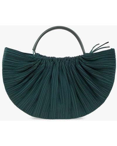 Pleats Please Issey Miyake 'pleats Basket Bag' Handbag - Blue