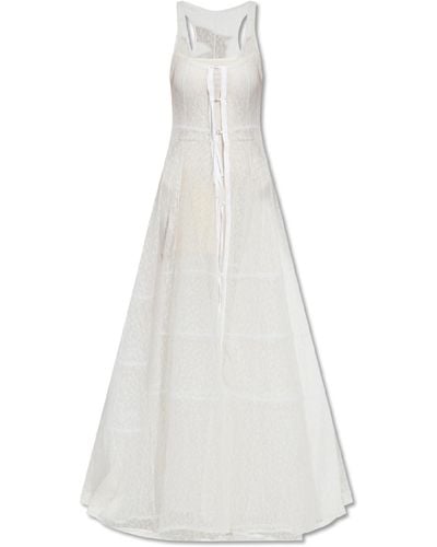 Jacquemus Dentelle Lace Dress - White