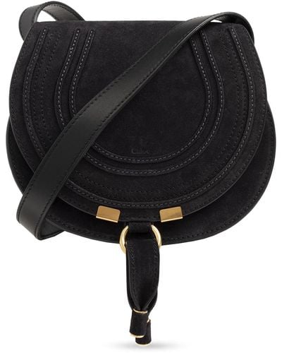Chloé 'marcie' Shoulder Bag, - Black