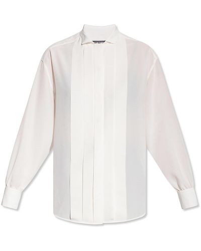 Emporio Armani Silk Shirt - White