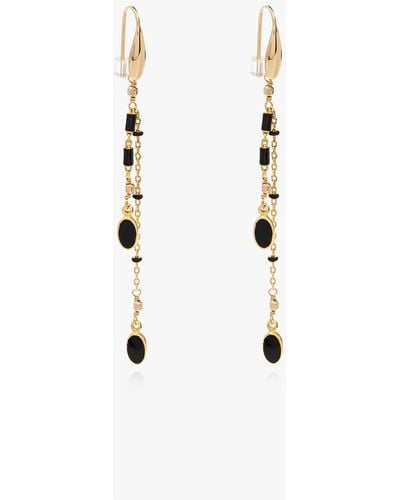 Isabel Marant Brass Earrings - White