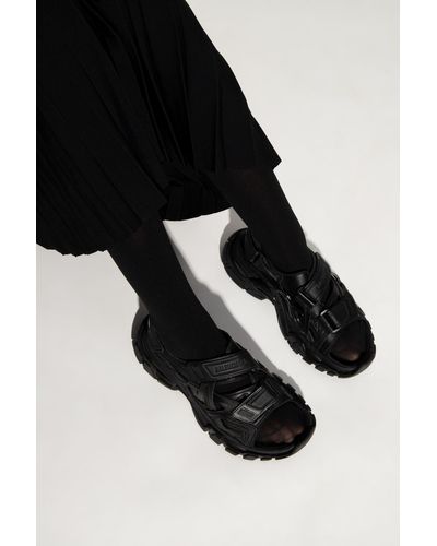 Balenciaga 'track' Sandals - Black