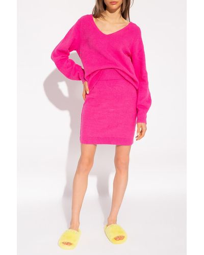 Helmut Lang Cotton Skirt - Pink