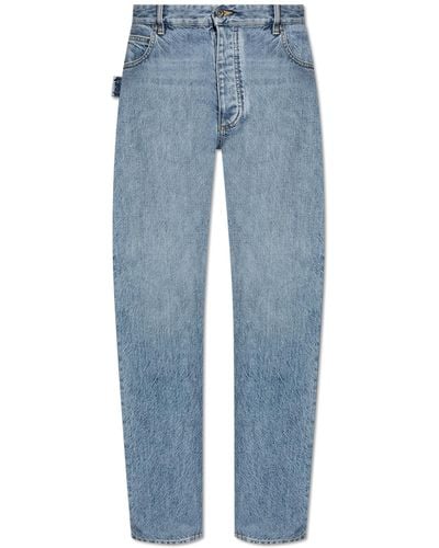 Bottega Veneta Straight-leg Jeans, - Blue