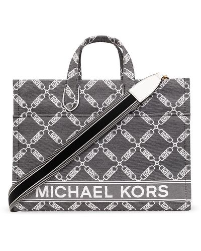 MICHAEL Michael Kors 'gigi' Shopper Bag, - Black