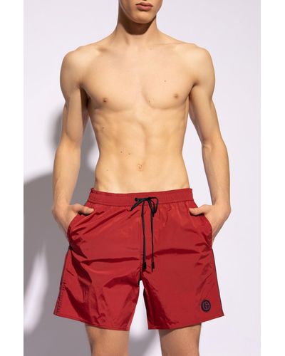 Giorgio Armani Swim Shorts - Red