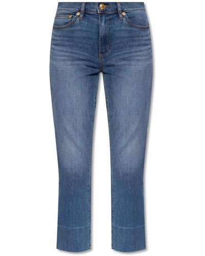 Tory Burch Jeans With Logo - Blue