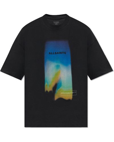 AllSaints 'prizm' Printed T-shirt, - Blue