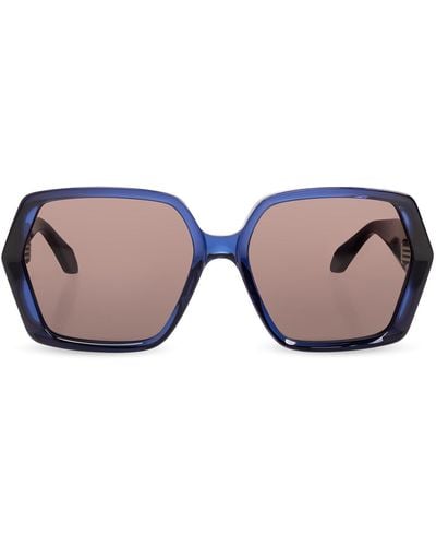 Alaïa Sunglasses With Logo, - Blue
