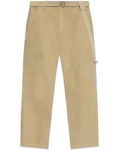 Jacquemus Loose Fit Trousers 'marrone', - Natural