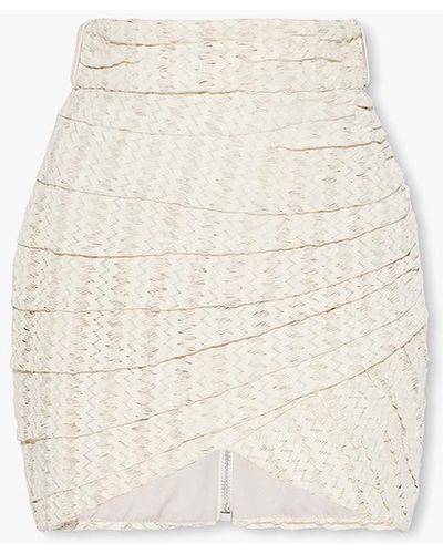 The Mannei 'bordeaux' Skirt, - White