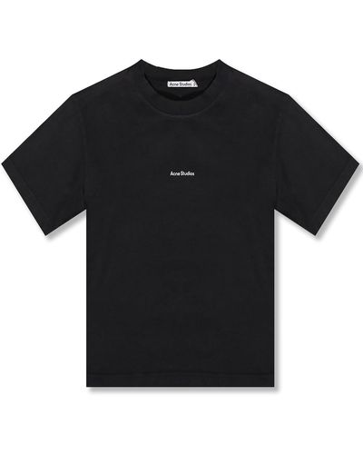 Acne Studios T-Shirt With Logo - Grey