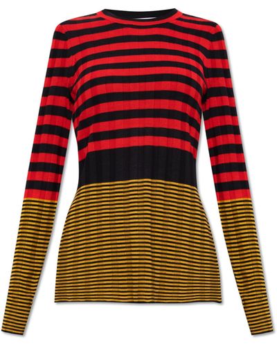 Proenza Schouler Proenza Schouler Label Striped Sweater - Red