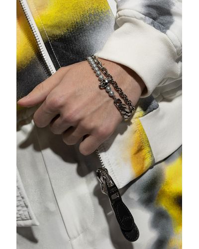 Alexander McQueen Double Bracelet - Metallic