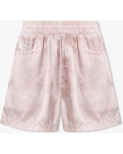 DIESEL 's-gayle' Shorts - Pink