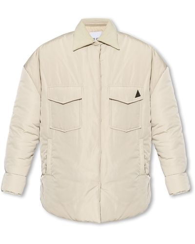 The Attico Oversize Puffer Jacket - Natural