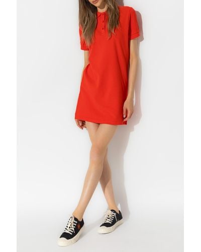 KENZO Polo Dress, - Red
