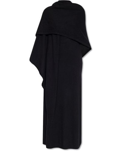 Totême Dress & Scarf Set - Black