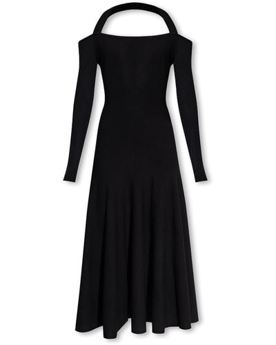 Alaïa Off-The-Shoulder Dress - Black