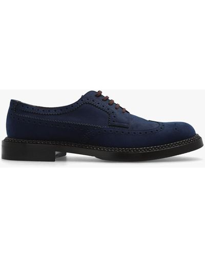 Gucci Shoes With Brogue Details - Blue