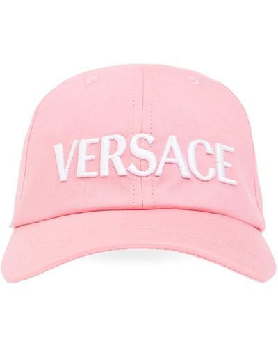 Versace Baseball Cap, - Pink