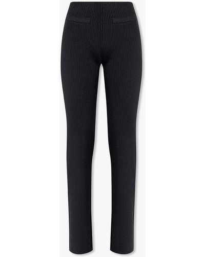 Saint Laurent Wool Trousers - Blue