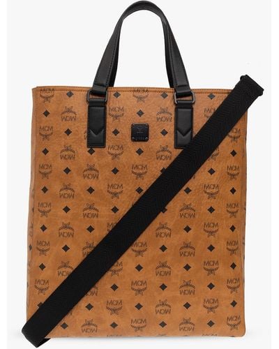 MCM 'klassik Medium' Shopper Bag, - Black
