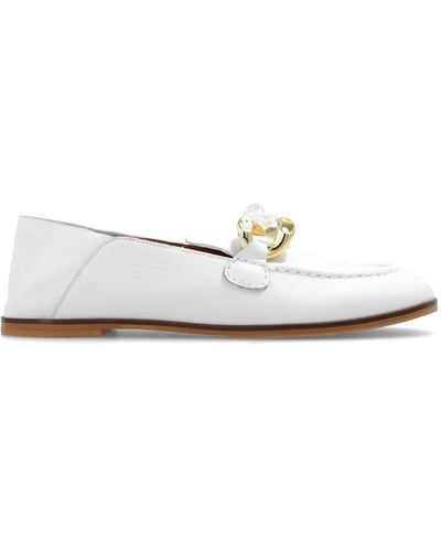 See By Chloé 'monyca' Leather Loafers, - White