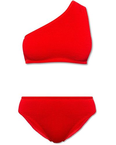 Bottega Veneta One-shoulder Bikini - Red